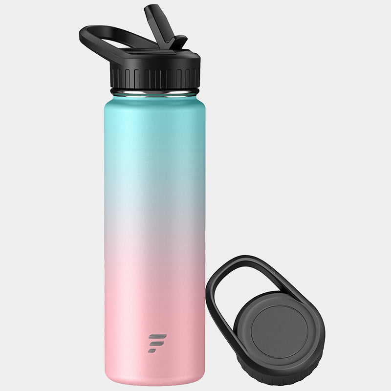 Insulated Water Bottle with Straw – Letsfit® Online Store