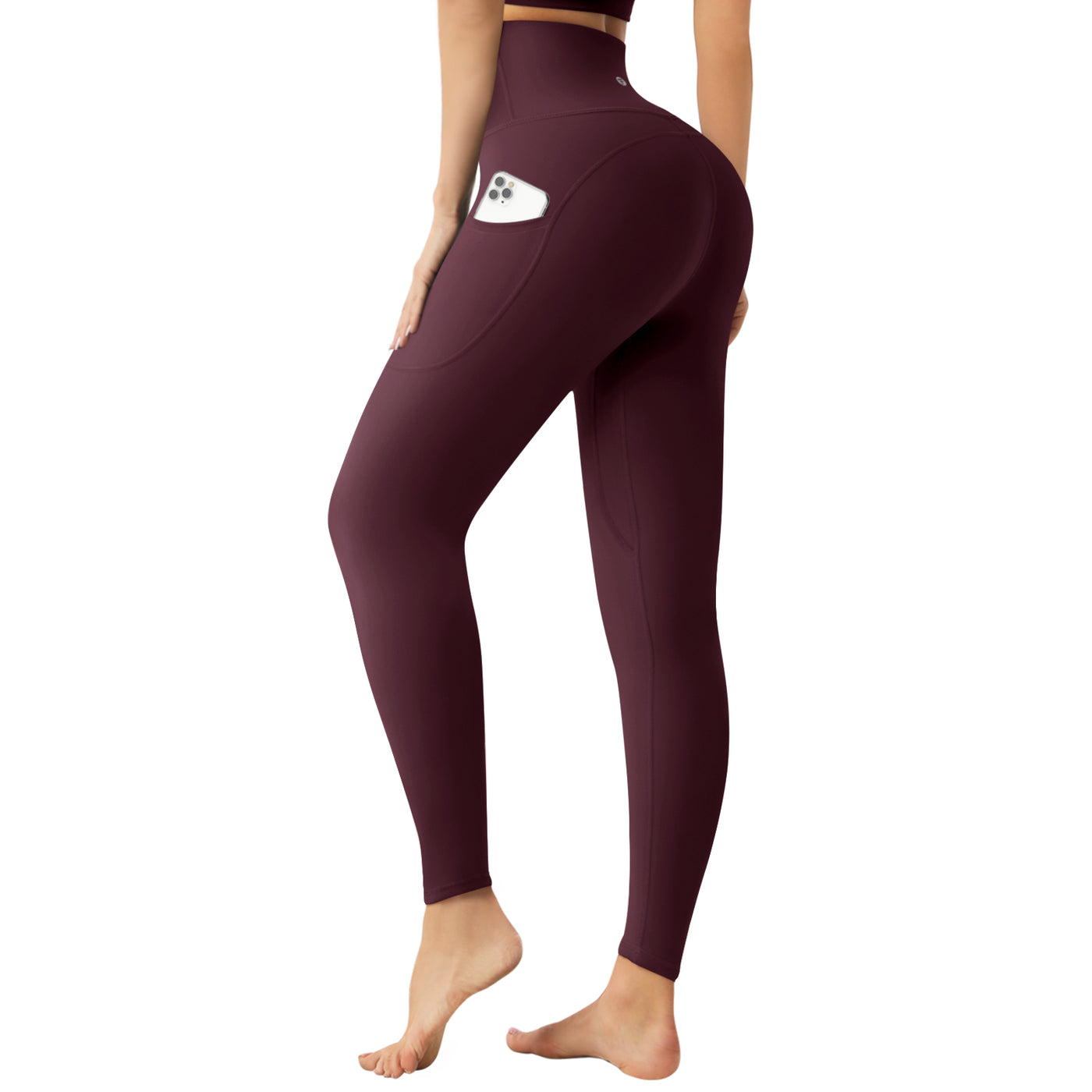 Letsfit Size Large Anti-Cellulite Leggings Ruched Workout, Yoga