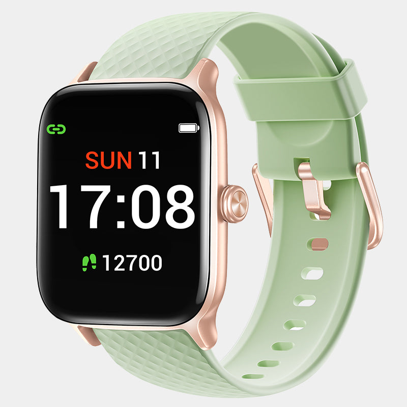 Letsfit E21 Smartwatch with Silicone Strap and Leather Strap