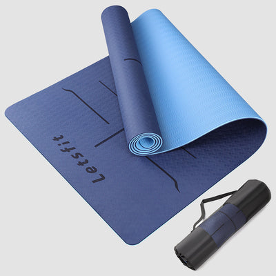 Letsfit Non Slip Yoga Mat with Dual Layers