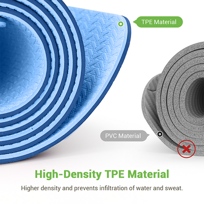 non slip yoga mat high-density TPE material